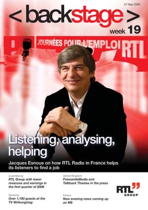 Listening, Analysing, Helping Jacques Esnous on How RTL Radio in France Helps Its Listeners to Find a Job