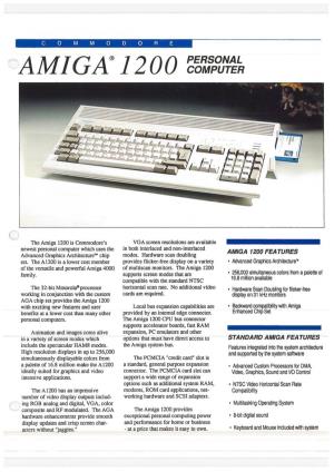 Amiga® 1200 Computer