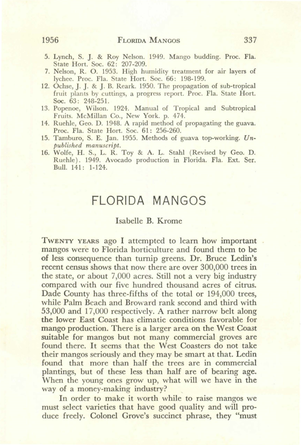 Florida Mangos 337