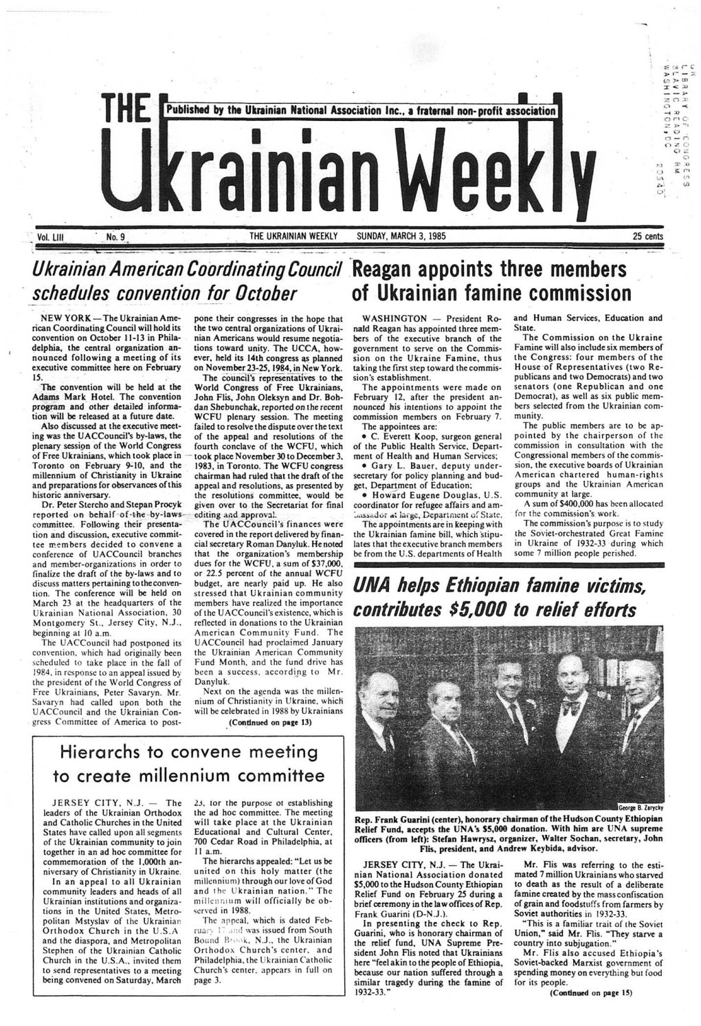 The Ukrainian Weekly 1985, No.9