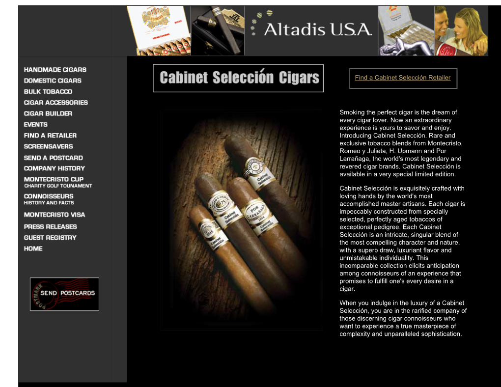 Cabinet Selection Cigars by Altadis