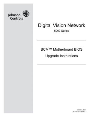 Digital Vision Network 5000 Series BCM Motherboard BIOS Upgrade