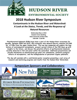 2018 Hudson River Symposium
