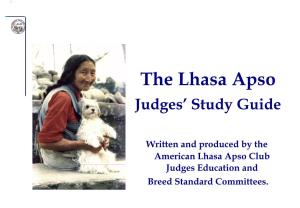 The Lhasa Apso Judges’ Study Guide