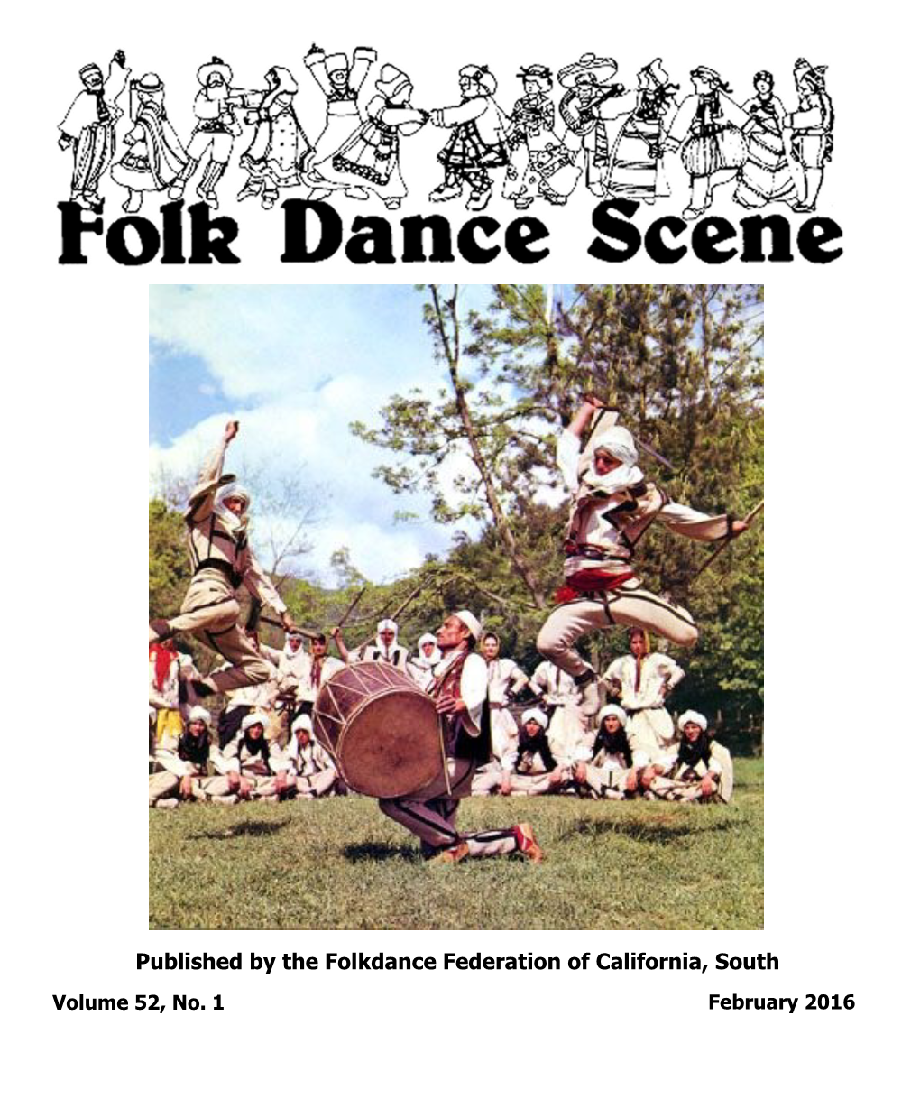 Published by the Folkdance Federation of California, South Volume 52, No