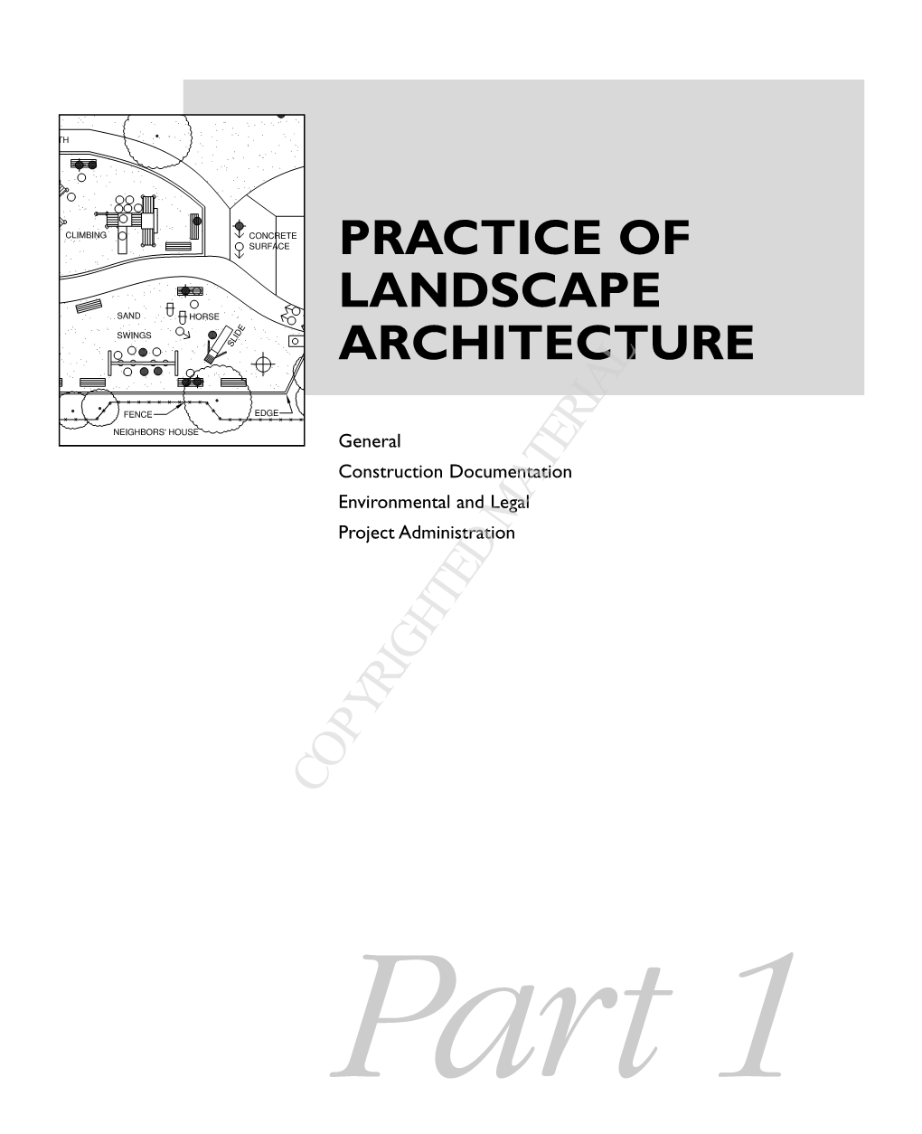 Practice of Landscape Architecture