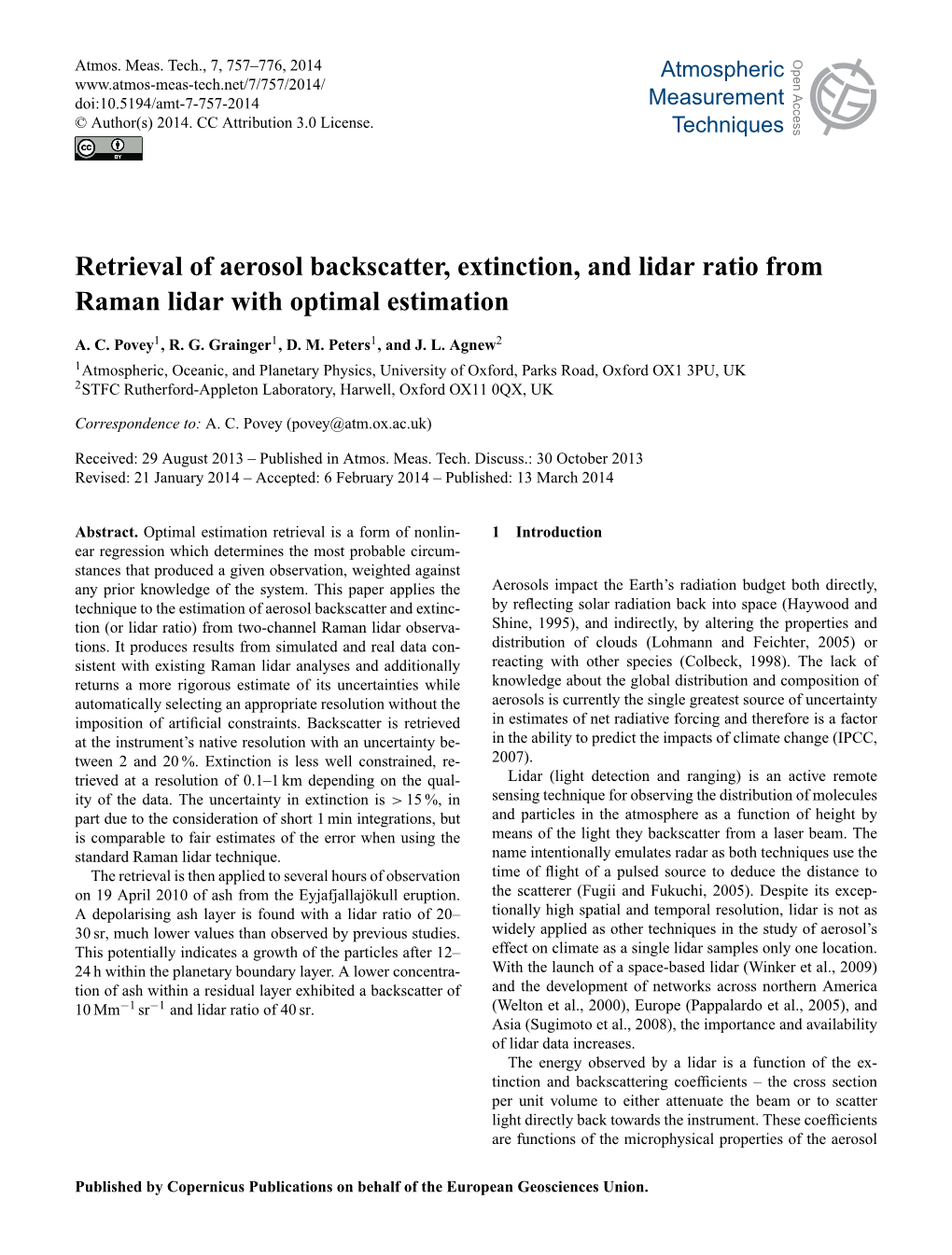 Retrieval of Aerosol Backscatter, Extinction, and Lidar Ratio from Raman Lidar with Optimal Estimation