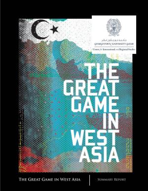 The Great Game in West Asia