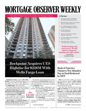 Rockpoint Acquires UES Highrise for $218M with Wells Fargo Loan