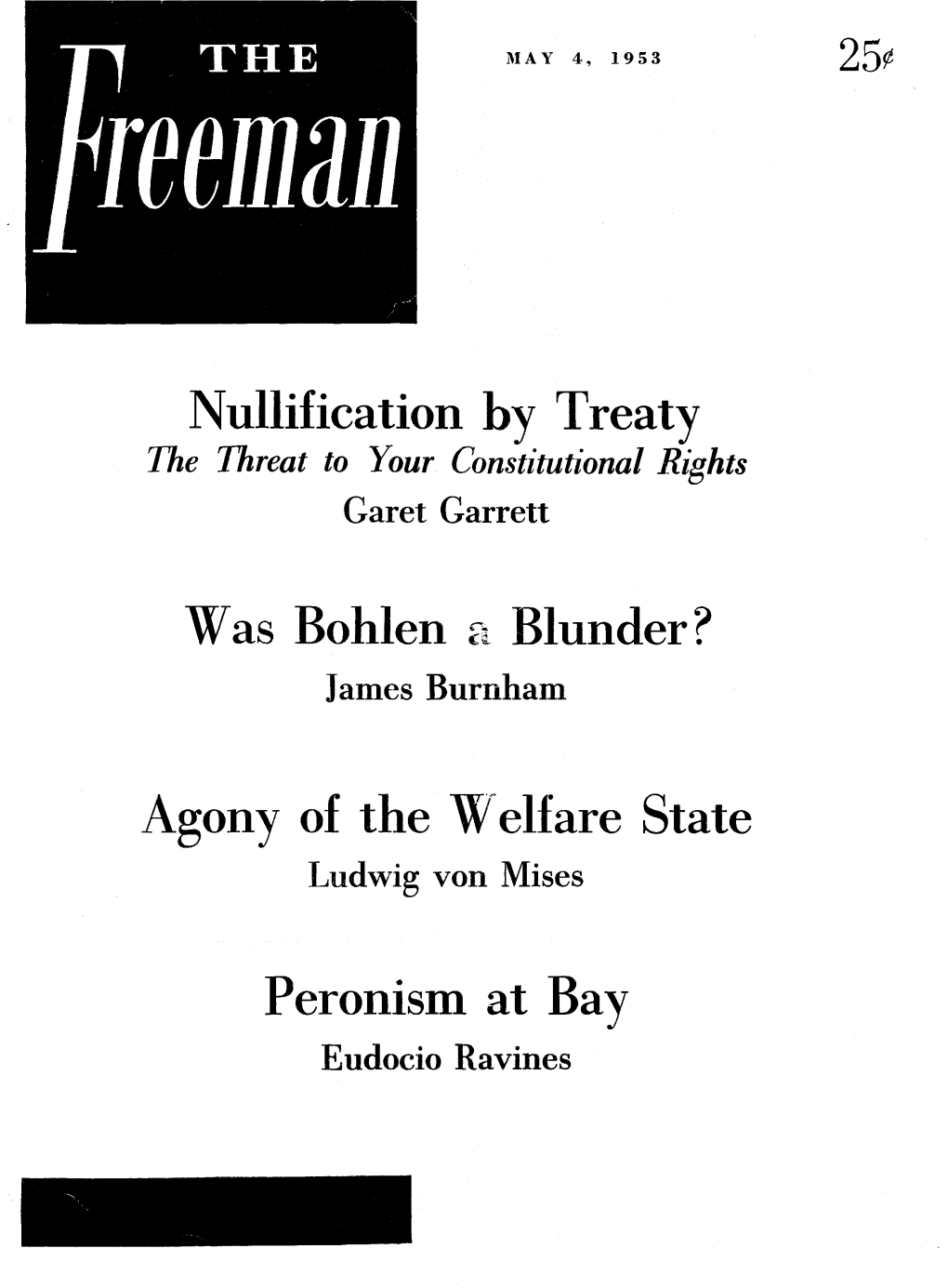 The Freeman May 1953