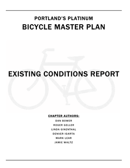 Existing Conditions for Bicycling Report 2007