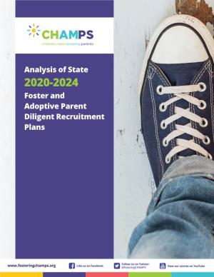Analysis of State 2020-2024 Foster & Adoptive Parent Diligent Recruitment Plans