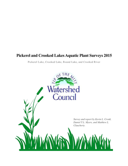 Pickerel and Crooked Lakes Aquatic Plant Surveys 2015