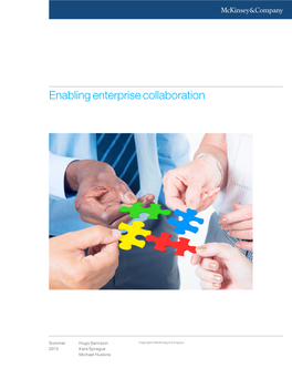 Enabling Enterprise Collaboration