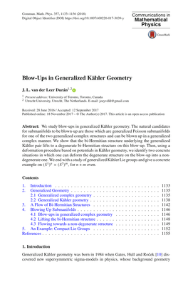 Blow-Ups in Generalized Kähler Geometry