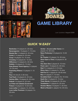 Board Game Library