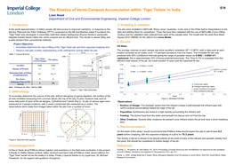 The Kinetics of Vermi-Compost Accumulation Within 'Tiger Toilets'