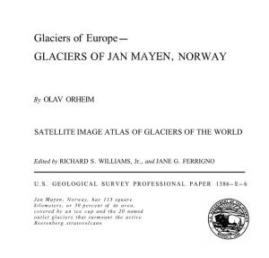 Glaciers of Jan Mayen, Norway