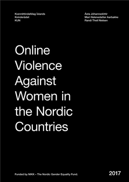 Online Violence Against Women in the Nordic Countries