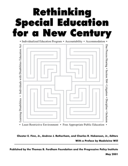 Rethinking Special Education for a New Century
