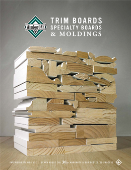 Trim Boards Specialty Boards & Moldings
