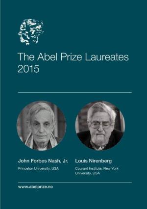 The Abel Prize Laureates 2015