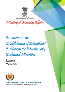 Committee on the Establishment of Educational Institutions for Educationally Backward Minorities