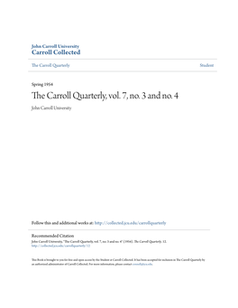 Carroll Quarterly