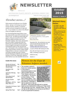 APS Mitchell Newsletter 2015.2.9