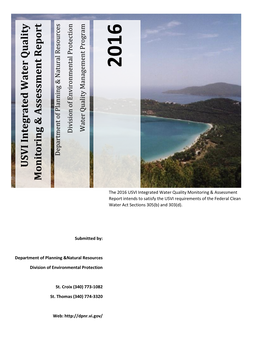 USVI Integrated Water Quality Monitoring & Assessment Report