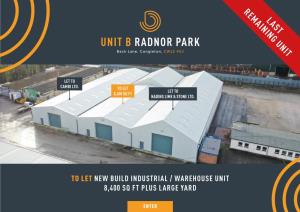 UNIT B RADNOR PARK Back Lane, Congleton, CW12 4XJ