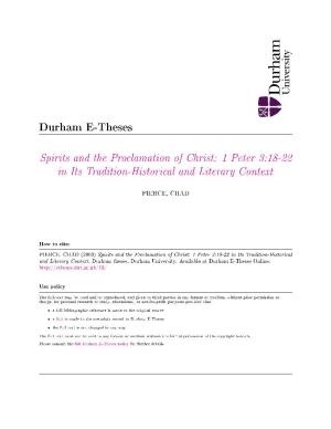 Spirits and the Proclamation of Christ: 1 Peter 3:18-22 in Its Tradition-Historical and Literary Context
