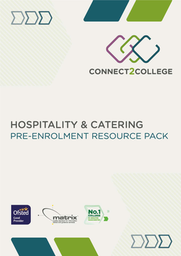 Hospitality and Catering Activity Pack