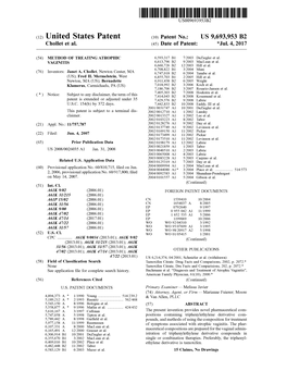 United States Patent (10) Patent No.: US 9,693.953 B2 Chollet Et Al