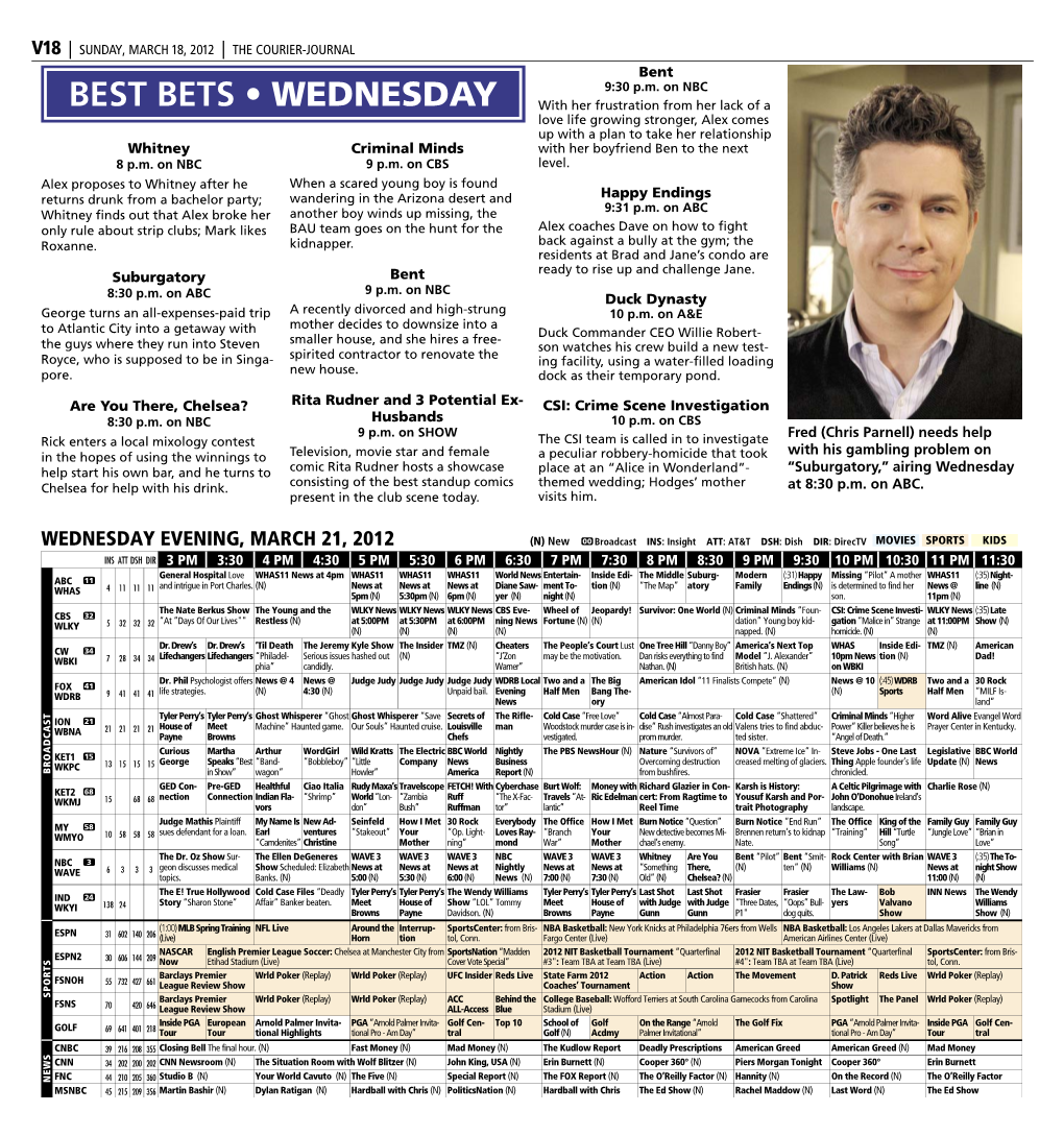 Best Bets • Wednesday