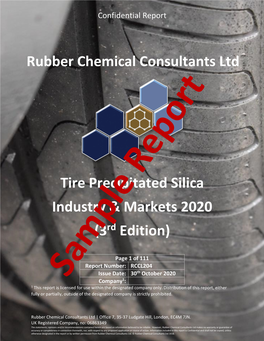 Tire Precipitated Silica Industry & Markets 2020