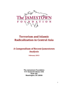 Terrorism in Central Asia February 2013