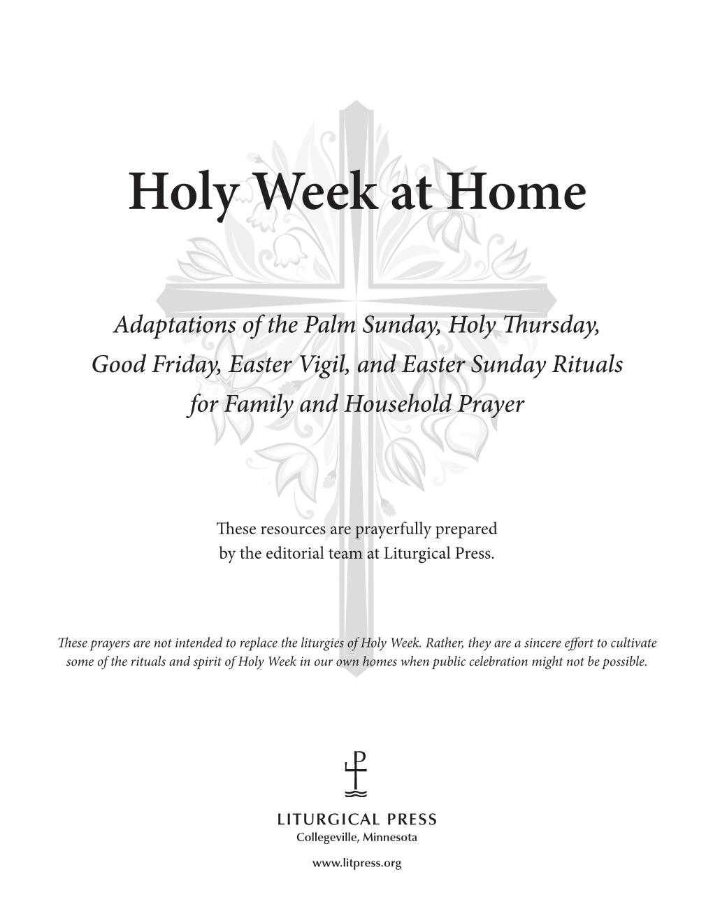 Holy Week at Home