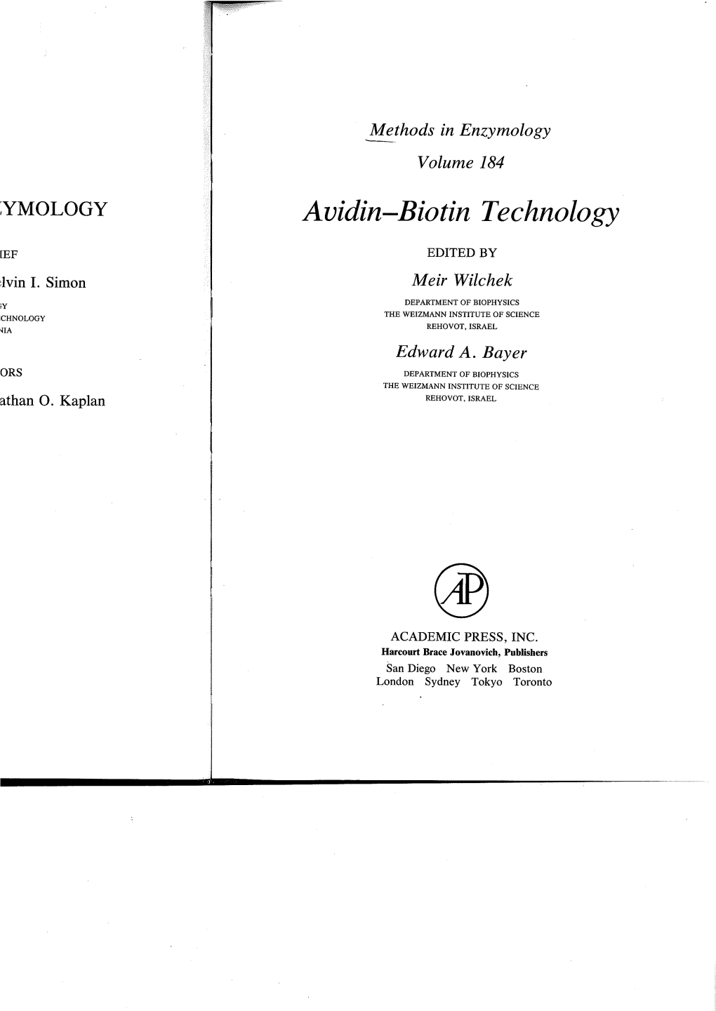 Avidin-Biotin Technology