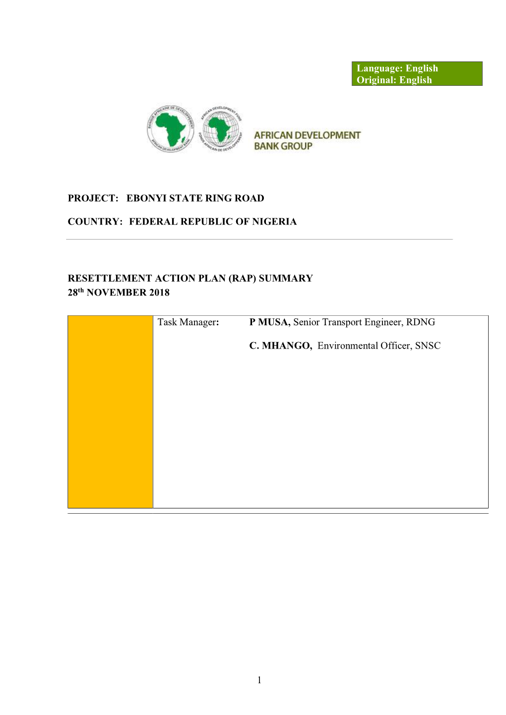 ESIA Summaryfinal Draft Jigawa Solar23.5.17.Docx