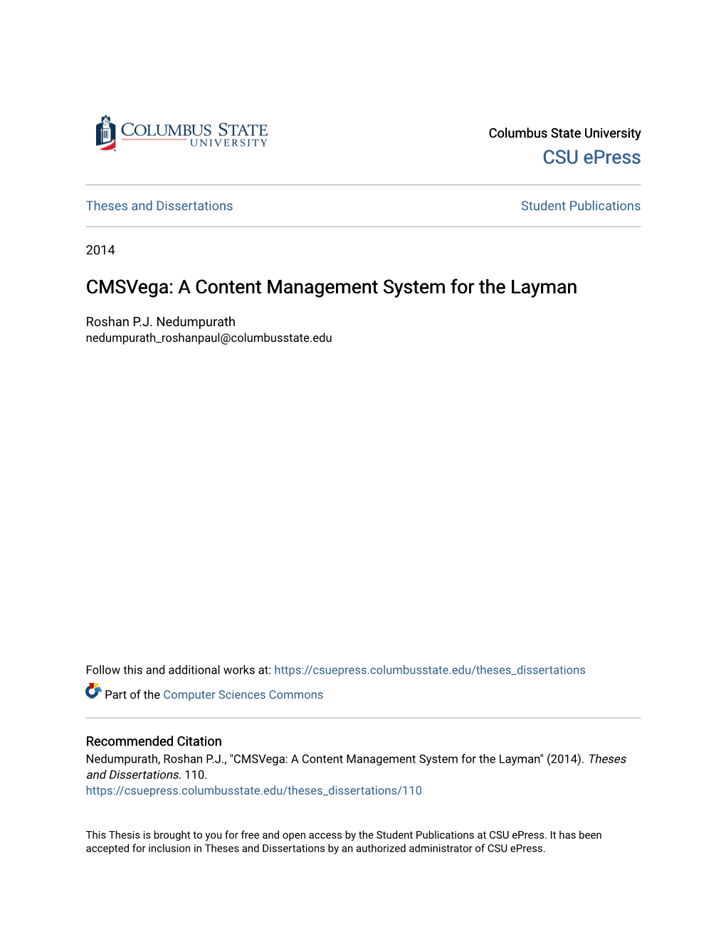 A Content Management System for the Layman