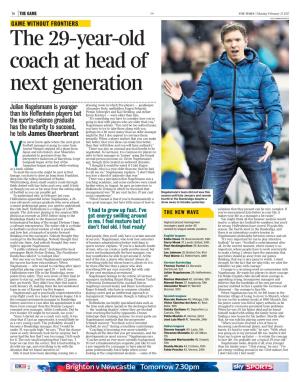 The 29-Year-Old Coach at Head of Next Generation