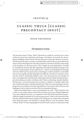 Classic Thule [Classic Precontact Inuit]
