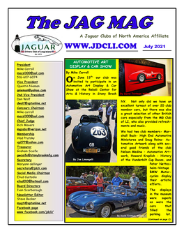 Jaguar Clubs of North America Affiliate