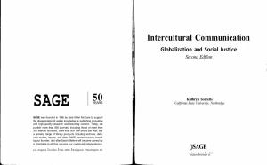 Intercultural Communication Globalization and Social Justice Second Edffion