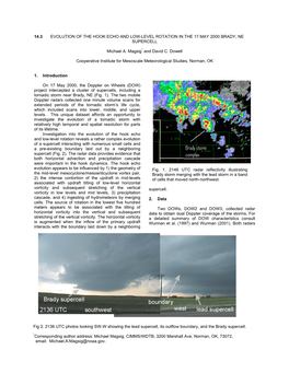 14.3 Evolution of the Hook Echo and Low-Level Rotation in the 17 May 2000 Brady, Ne Supercell