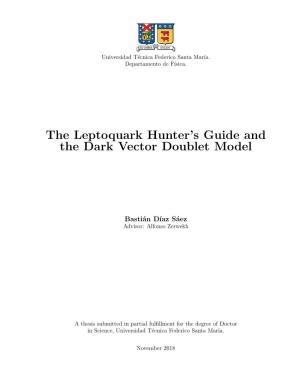 The Leptoquark Hunter's Guide and the Dark Vector Doublet Model