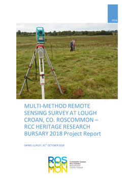 Multi-Method Remote Sensing Survey at Lough Croan, Co