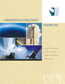 Continental Pollutant Pathways an Agenda for Cooperation to Address