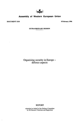 Assembly of Western European Unlon